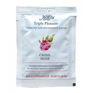 Эликсир для интимного ухода Triple Pleasure "Тропический коктейль" - 3 мл.